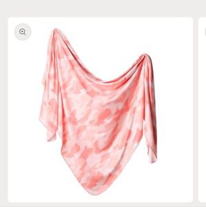 Copper Pearl - REMI swaddle blanket & top knot hat